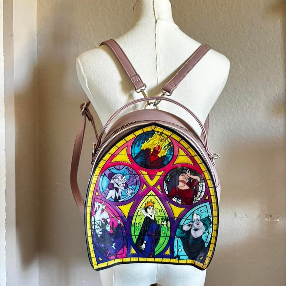 Disney Villains Stained Glass Backpack